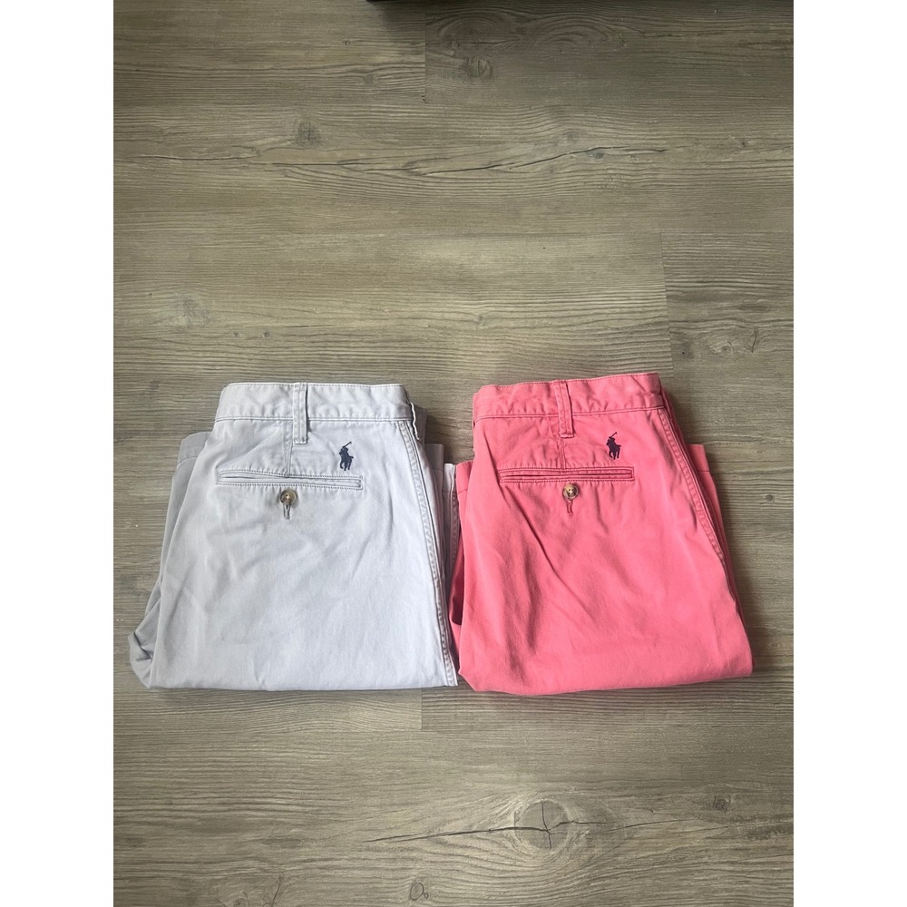 Polo Ralph Lauren Men's Cotton Chino Short Lot Embroidered Pony Size 31
